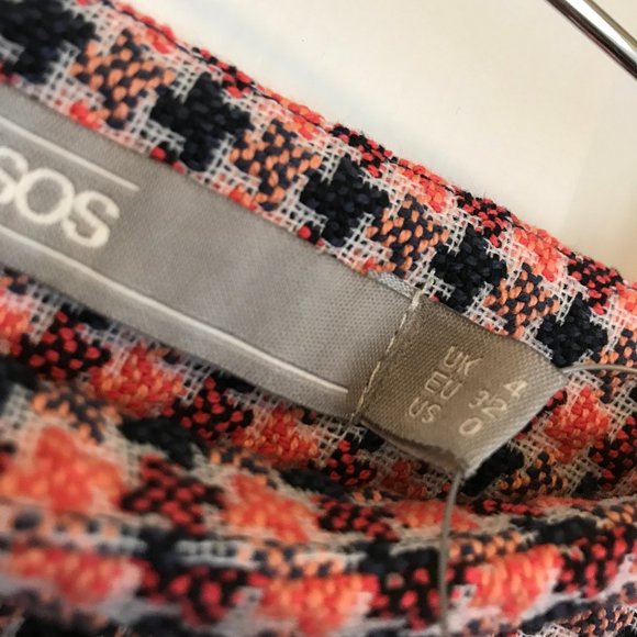 ASOS A-Line Pink Check Skirt - Picture 5 of 5